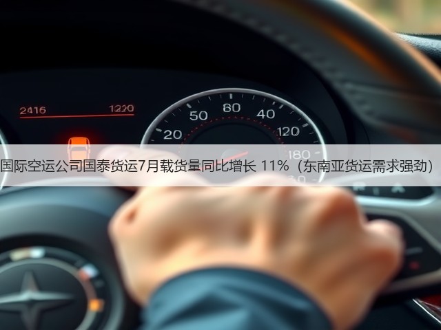 国际空运公司国泰货运7月载货量同比增长 11%（东南亚货运需求强劲）(图3)