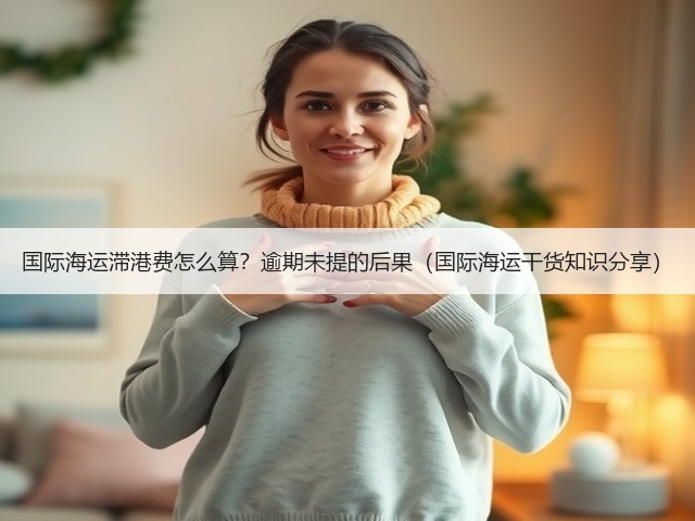 国际海运滞港费怎么算？逾期未提的后果（国际海运干货知识分享）(图1)