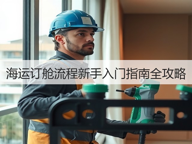 海运订舱流程新手入门指南全攻略(图2)