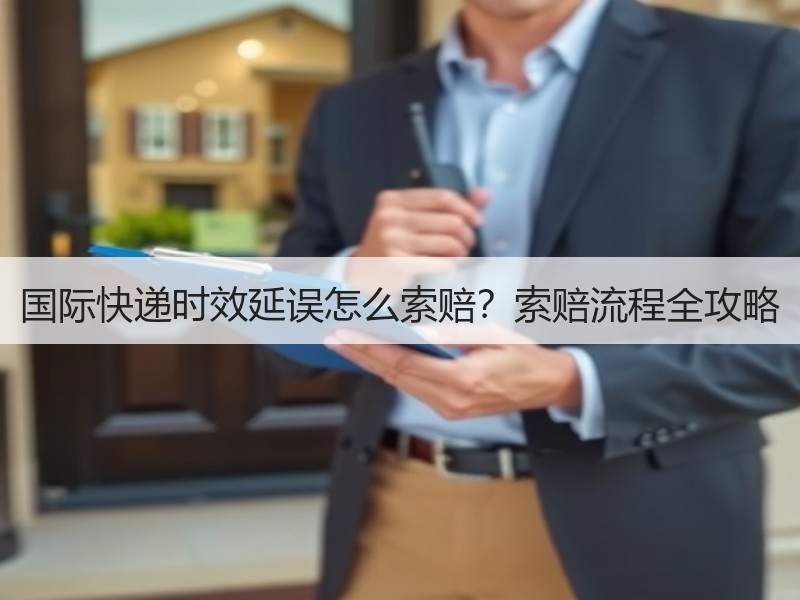 国际快递时效延误怎么索赔？索赔流程全攻略