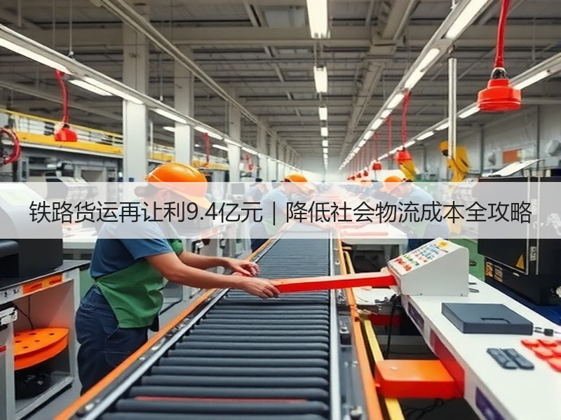铁路货运再让利9.4亿元|降低社会物流成本全攻略 铁路货运再让利9.4亿元|降低社会物流成本全攻略