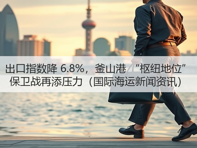 出口指数降 6.8%,釜山港 “枢纽地位” 保卫战再添压力(国际海运新闻资讯)(图2) 出口指数降 6.8%,釜山港 “枢纽地位” 保卫战再添压力(国际海运新闻资讯)(图2)