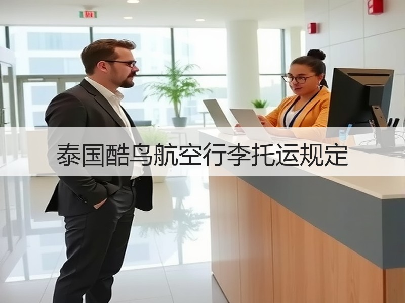 泰国酷鸟航空行李托运规定