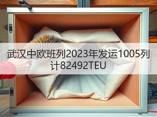 武汉中欧班列2023年发运1005列 计82492TEU(图2) 武汉中欧班列2023年发运1005列 计82492TEU(图2)
