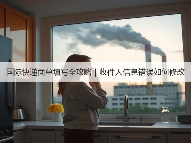 国际快递面单填写全攻略|收件人信息错误如何修改(图2) 国际快递面单填写全攻略|收件人信息错误如何修改(图2)