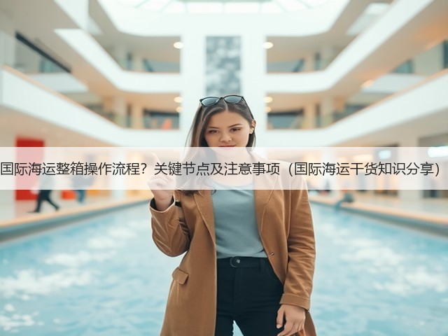 国际海运整箱操作流程?关键节点及注意事项(国际海运干货知识分享)(图3) 国际海运整箱操作流程?关键节点及注意事项(国际海运干货知识分享)(图3)