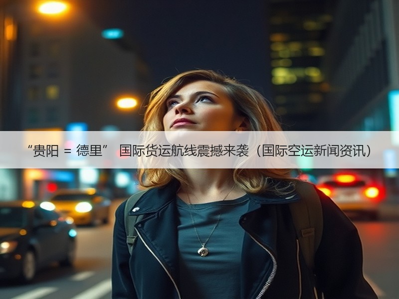 “贵阳 = 德里” 国际货运航线震撼来袭（国际空运新闻资讯）