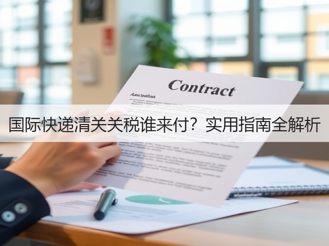 国际快递清关关税谁来付?实用指南全解析(图1) 国际快递清关关税谁来付?实用指南全解析(图1)