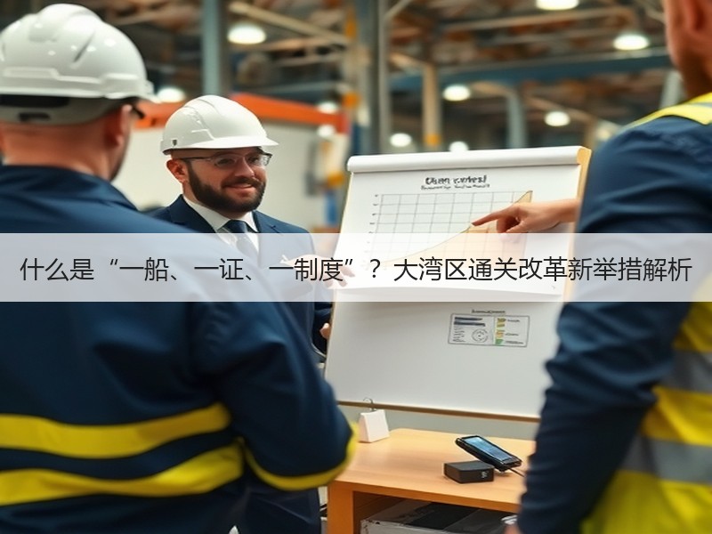 什么是“一船、一证、一制度”?大湾区通关改革新举措解析 什么是“一船、一证、一制度”?大湾区通关改革新举措解析