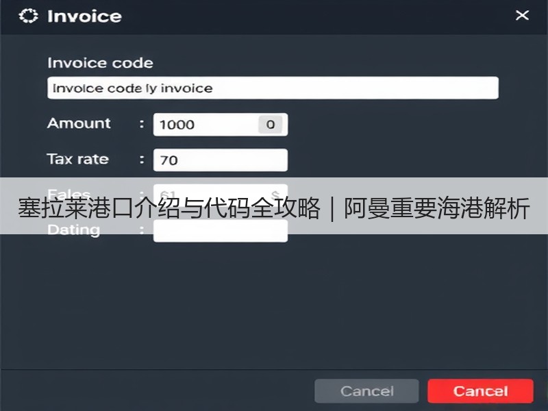 塞拉莱港口介绍与代码全攻略｜阿曼重要海港解析