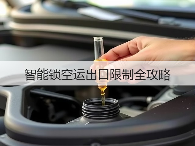 智能锁空运出口限制全攻略(图3)