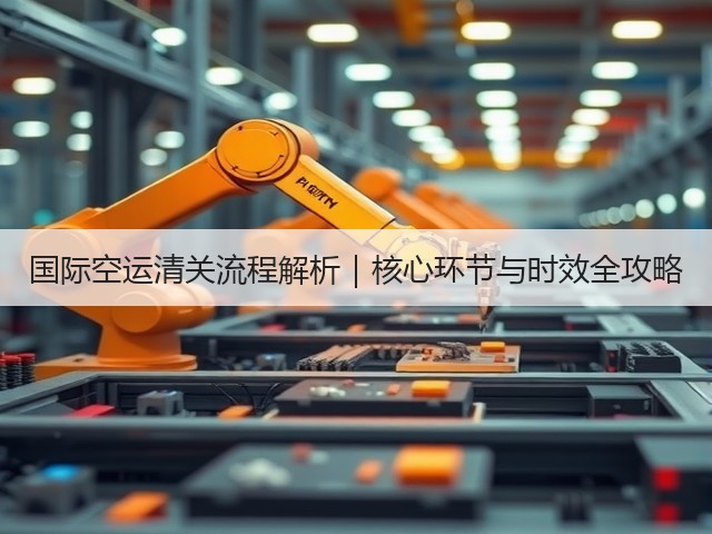 国际空运清关流程解析|核心环节与时效全攻略(图3) 国际空运清关流程解析|核心环节与时效全攻略(图3)
