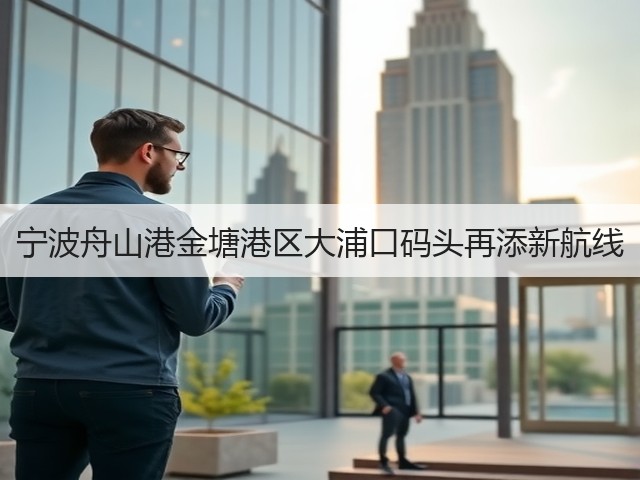 宁波舟山港金塘港区大浦口码头再添新航线(图2)