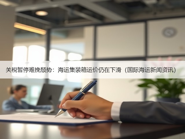 关税暂停难挽颓势:海运集装箱运价仍在下滑(国际海运新闻资讯)(图3) 关税暂停难挽颓势:海运集装箱运价仍在下滑(国际海运新闻资讯)(图3)