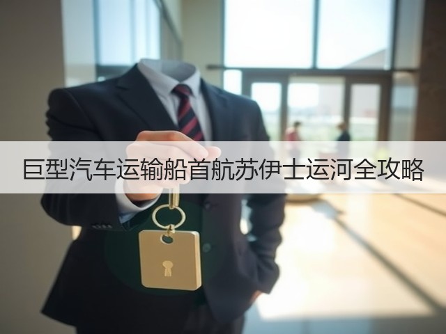 巨型汽车运输船首航苏伊士运河全攻略(图3) 巨型汽车运输船首航苏伊士运河全攻略(图3)