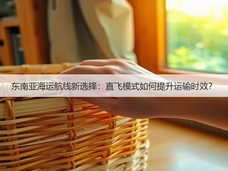 东南亚海运航线新选择:直飞模式如何提升运输时效? 东南亚海运航线新选择:直飞模式如何提升运输时效?