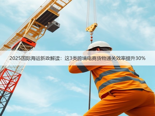 2025国际海运新政解读：这3类跨境电商货物通关效率提升30%(图2)