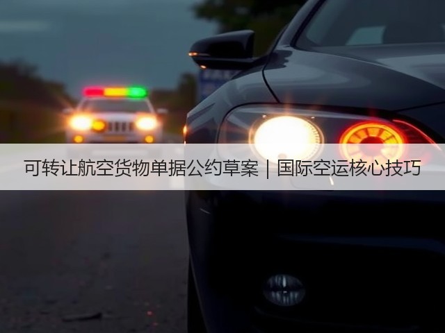 可转让航空货物单据公约草案|国际空运核心技巧(图3) 可转让航空货物单据公约草案|国际空运核心技巧(图3)