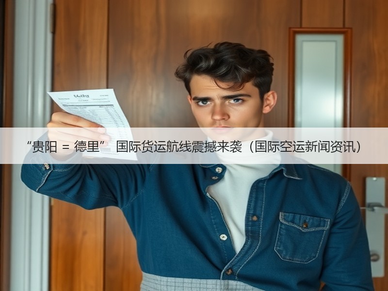 “贵阳 = 德里” 国际货运航线震撼来袭（国际空运新闻资讯）