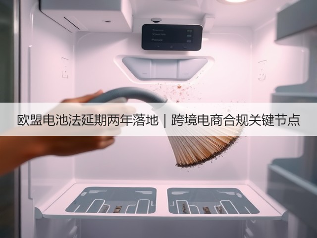 欧盟电池法延期两年落地｜跨境电商合规关键节点(图1)