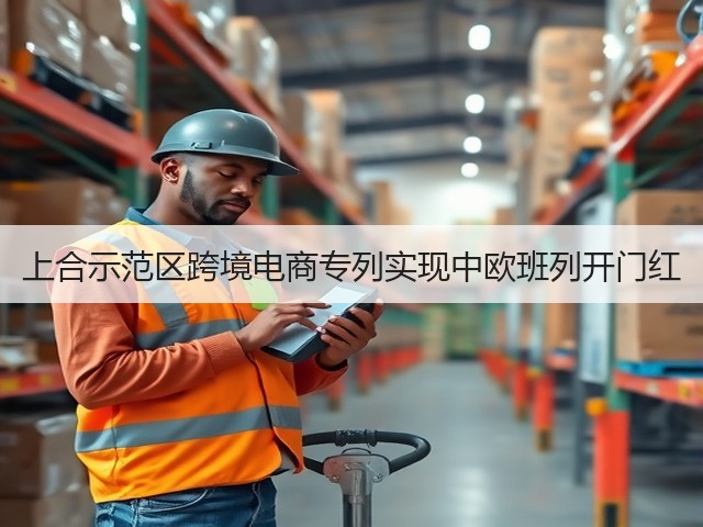 上合示范区跨境电商专列实现中欧班列开门红(图2) 上合示范区跨境电商专列实现中欧班列开门红(图2)