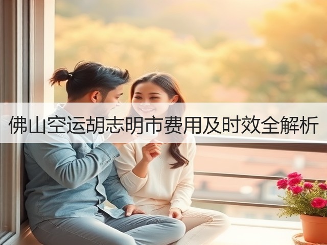 佛山空运胡志明市费用及时效全解析(图3) 佛山空运胡志明市费用及时效全解析(图3)