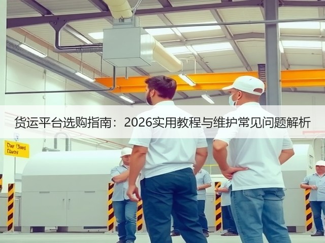 货运平台选购指南:2026实用教程与维护常见问题解析(图3) 货运平台选购指南:2026实用教程与维护常见问题解析(图3)