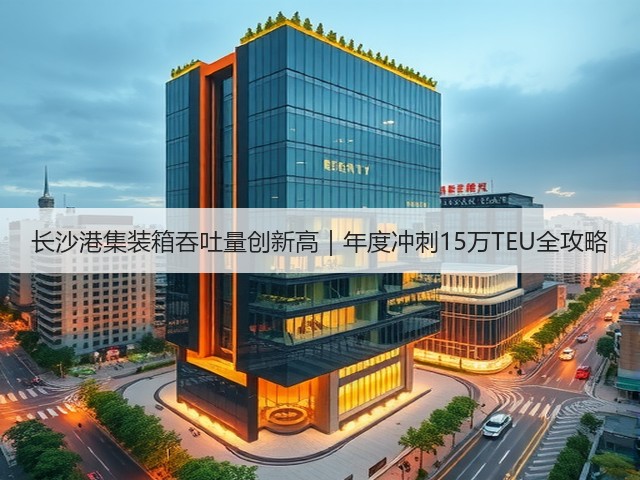长沙港集装箱吞吐量创新高|年度冲刺15万TEU全攻略(图3) 长沙港集装箱吞吐量创新高|年度冲刺15万TEU全攻略(图3)