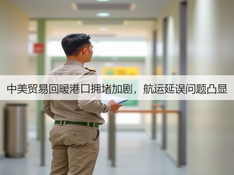 中美贸易回暖港口拥堵加剧,航运延误问题凸显 中美贸易回暖港口拥堵加剧,航运延误问题凸显