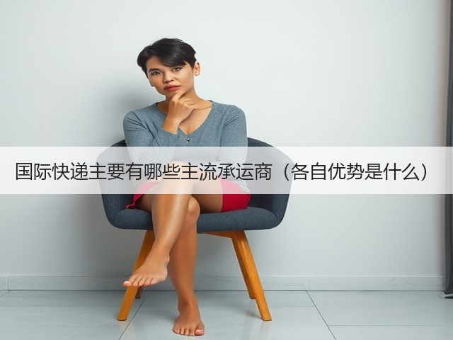 国际快递主要有哪些主流承运商(各自优势是什么)(图1) 国际快递主要有哪些主流承运商(各自优势是什么)(图1)