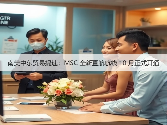 南美中东贸易提速：MSC 全新直航航线 10 月正式开通(图2)