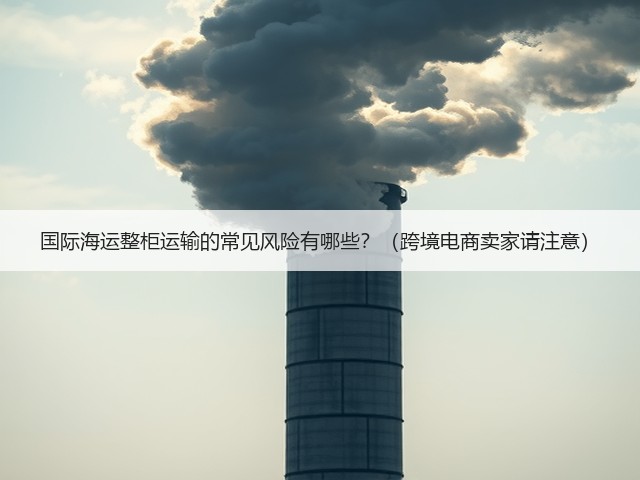 国际海运整柜运输的常见风险有哪些？（跨境电商卖家请注意）(图2)