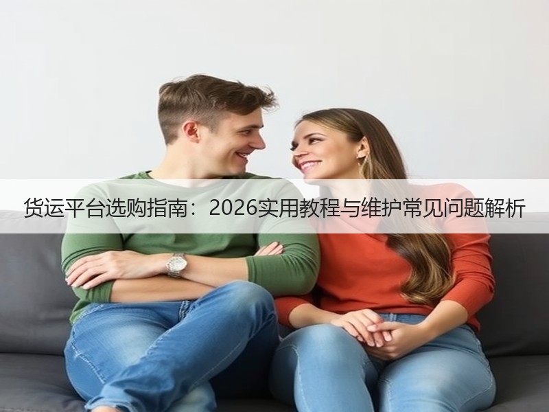 货运平台选购指南：2026实用教程与维护常见问题解析