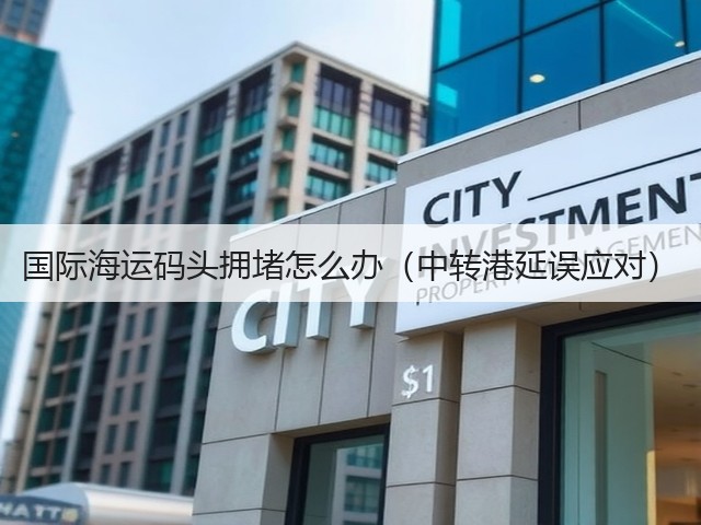 国际海运码头拥堵怎么办(中转港延误应对)(图1) 国际海运码头拥堵怎么办(中转港延误应对)(图1)