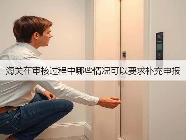 海关在审核过程中哪些情况可以要求补充申报(图3)