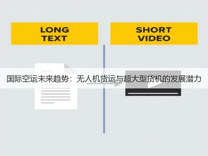 国际空运未来趋势：无人机货运与超大型货机的发展潜力