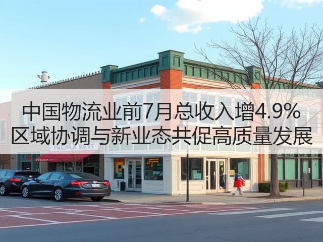 中国物流业前7月总收入增4.9% 区域协调与新业态共促高质量发展(图3) 中国物流业前7月总收入增4.9% 区域协调与新业态共促高质量发展(图3)
