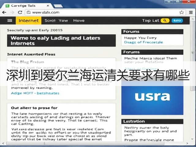 深圳到爱尔兰海运清关要求有哪些(图3)