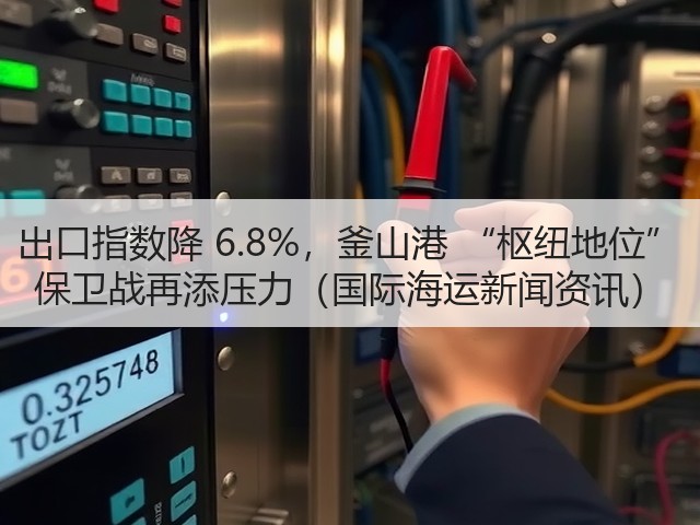 出口指数降 6.8%,釜山港 “枢纽地位” 保卫战再添压力(国际海运新闻资讯)(图2) 出口指数降 6.8%,釜山港 “枢纽地位” 保卫战再添压力(国际海运新闻资讯)(图2)