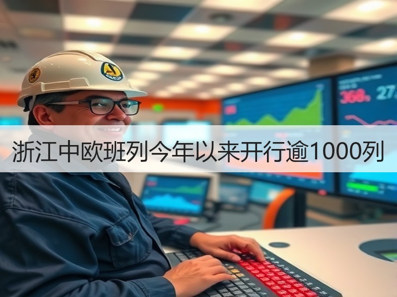 浙江中欧班列今年以来开行逾1000列
