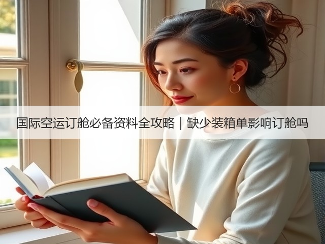 国际空运订舱必备资料全攻略|缺少装箱单影响订舱吗(图2) 国际空运订舱必备资料全攻略|缺少装箱单影响订舱吗(图2)