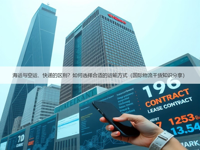 海运与空运、快递的区别？如何选择合适的运输方式（国际物流干货知识分享）