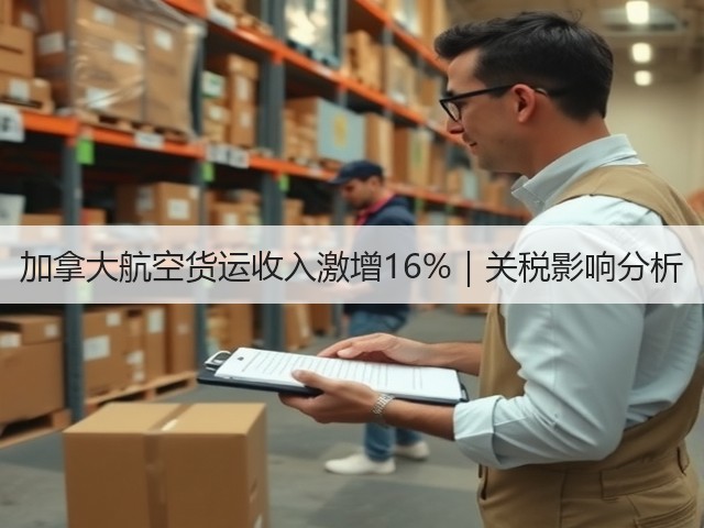 加拿大航空货运收入激增16%｜关税影响分析(图2)