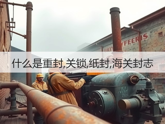 什么是重封,关锁,纸封,海关封志(图1)