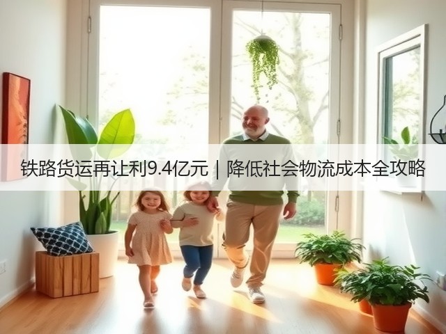 铁路货运再让利9.4亿元|降低社会物流成本全攻略(图1) 铁路货运再让利9.4亿元|降低社会物流成本全攻略(图1)