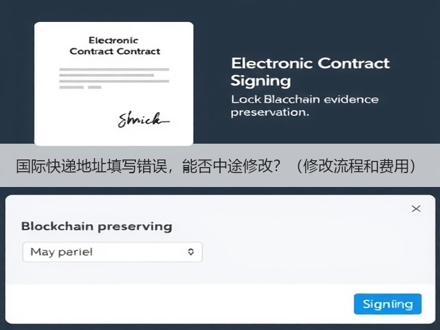 国际快递地址填写错误,能否中途修改?(修改流程和费用)(图2) 国际快递地址填写错误,能否中途修改?(修改流程和费用)(图2)