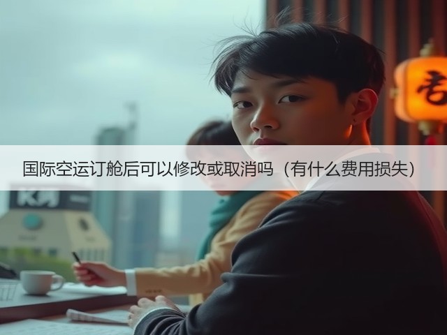 国际空运订舱后可以修改或取消吗（有什么费用损失）(图3)