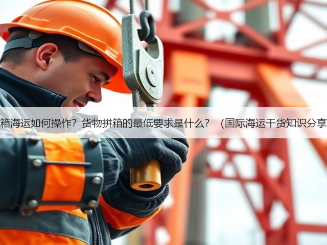 拼箱海运如何操作？货物拼箱的最低要求是什么？（国际海运干货知识分享）(图1)