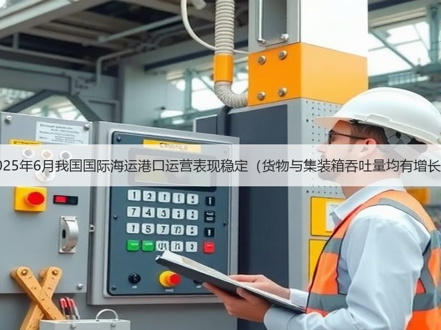 2025年6月我国国际海运港口运营表现稳定(货物与集装箱吞吐量均有增长)(图1) 2025年6月我国国际海运港口运营表现稳定(货物与集装箱吞吐量均有增长)(图1)