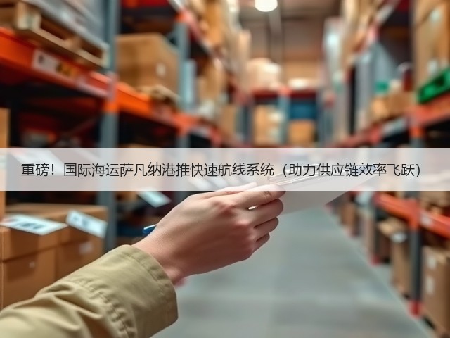 重磅!国际海运萨凡纳港推快速航线系统(助力供应链效率飞跃)(图3) 重磅!国际海运萨凡纳港推快速航线系统(助力供应链效率飞跃)(图3)